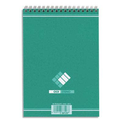 BLOC DE BUREAU STENO 001 HAMELIN - FORMAT A5 14,8 X 21 CM - UNI - 100 PAGES