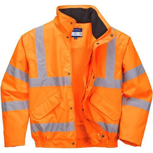 BLOUSON HAUTE-VISIBILITÉ DOUBLURE MESH RT62 ORANGE XXXL - PORTWEST