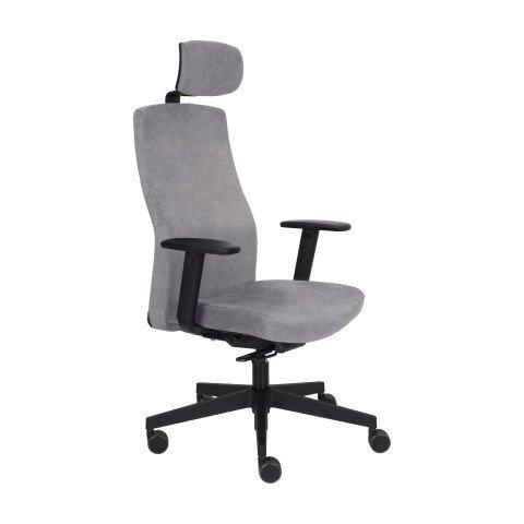 CHAISE DE BUREAU ERGONOMIQUE TEAM PRO , GRIS CLAIR