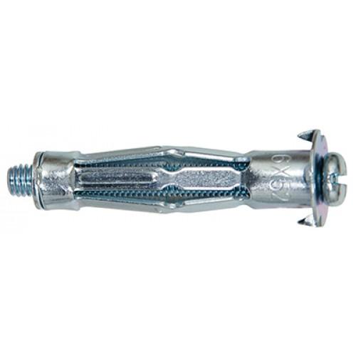 CHEVILLE MÉTALLIQUE POUR CORPS CREUX HM-S - 8X55 MM - 50 PIÈCES FISCHER