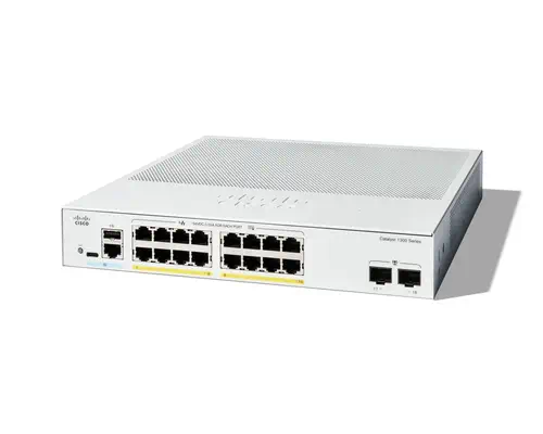 Cisco C1300-16FP-2G commutateur réseau Géré L2/L3 Gigabit Ethernet (10/100/1000) Blanc_0