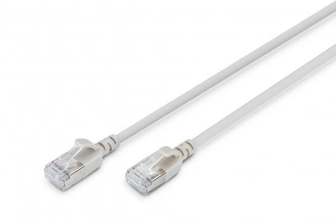 DIGITUS CAT 6A F-FTP Slim Patchkabel, 5m, gris, 5 m, gris - gris 4016032497868_0