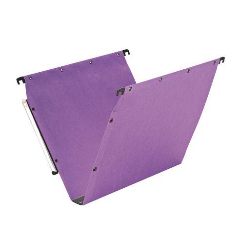 LOT DE 25 - DOSSIER SUSPENDU POUR ARMOIRES KRAFT ULTIMATE AZV ELBA FOND 30 MM LILAS
