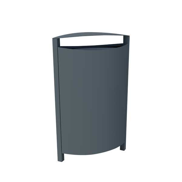 Poubelle publique FalcoKronos - 50L - Falco - Design moderne_0