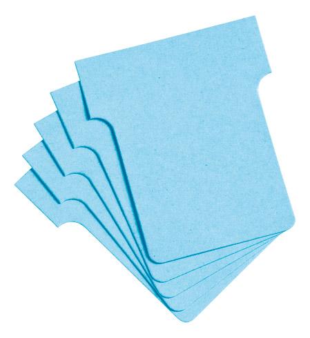 FICHES T INDICE 1,5 / 45 MM - BLEU - LOT DE 100