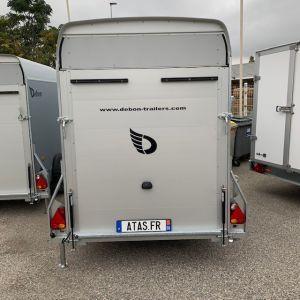 Fourgon 300x155x190 1300kg - C300 composite gris avec porte latérale Debon_0