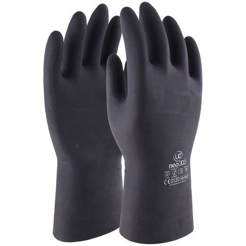 GANTS DE MANUTENTION NÉOPRÈNE PROTECTIONS CHIMIQUES FINITION GAUFRÉE - 8