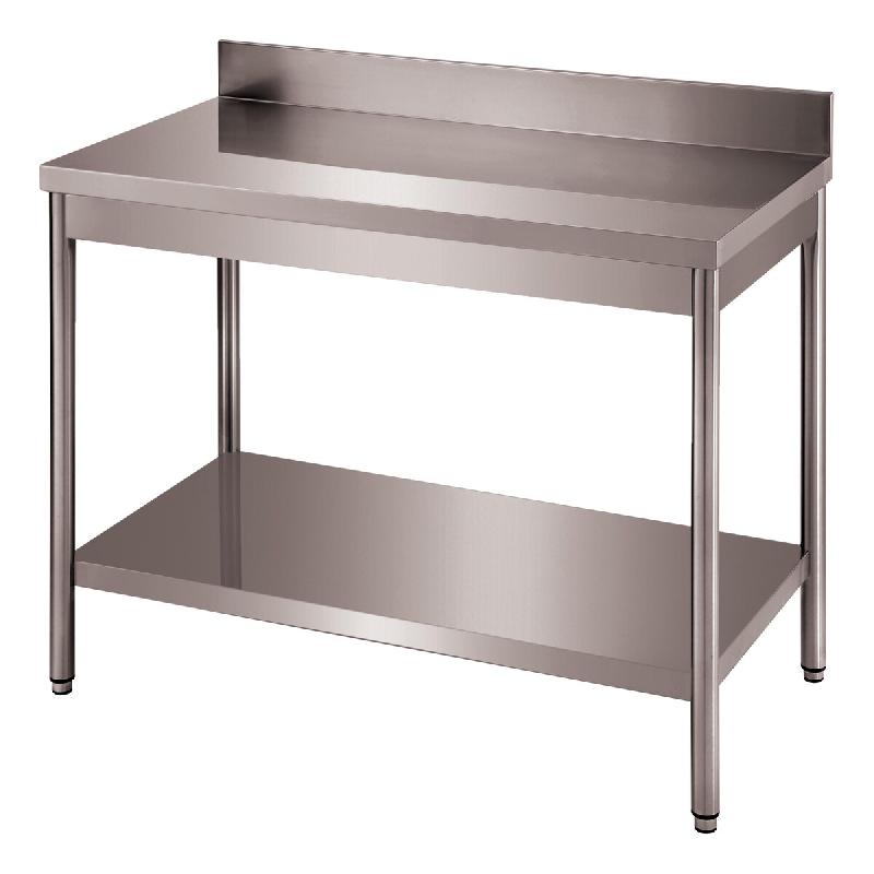 ITALCONCEPT L2G Table Adossee Demontable Inox 304, 850 x 2000 x 700mm - 3616350020963_0