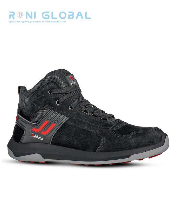 Chaussure montante de sécurité en cuir S3 CI HRO SRC - JALHYRA JALLATTE - type urban sport, coloris noir_0