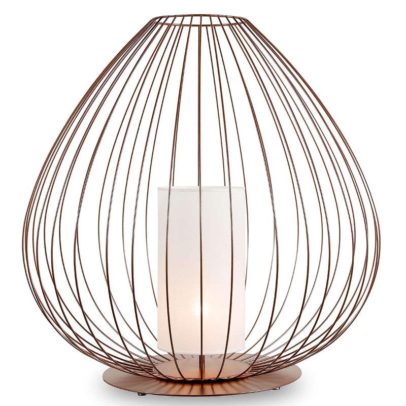 KARMAN CELL - LAMPE DE SOL CAGE, Ø 84 CM, BRONZE