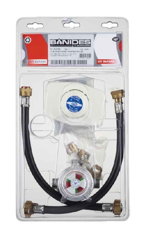 Kit butane 1.3 kg/h classe 1 avec détendeur-inverseur automatique - BANIDES - b127450 - 384039_0