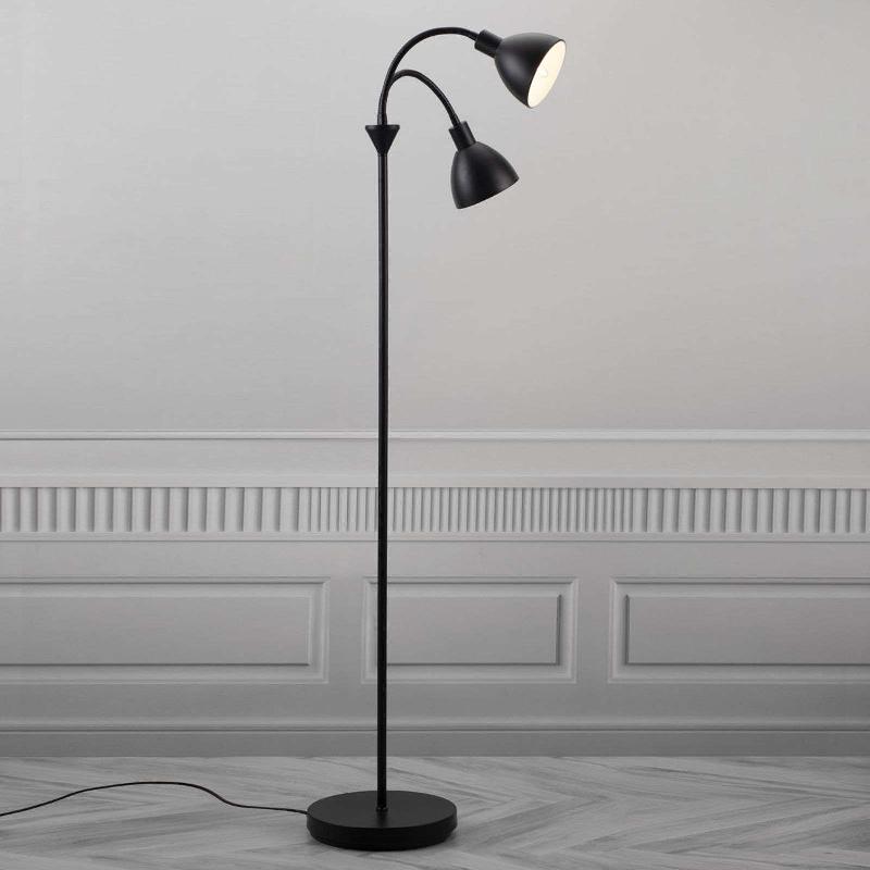 NORDLUX LAMPADAIRE RAY EN MÉTAL NOIR À 2 LAMPES