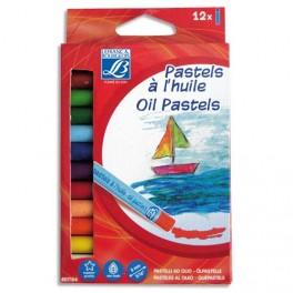 LEFRANC ET BOURGEOIS BOÎTE DE 12 PASTELS À L'HUILE COLOR & CO