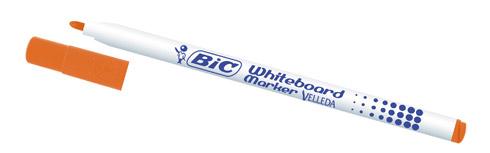 MARQUEUR EFFAÇABLE BIC VELLEDA 1721 POINTE OGIVE 1,2 MM - POCHETTE DE 8 COULEURS ASSORTIES