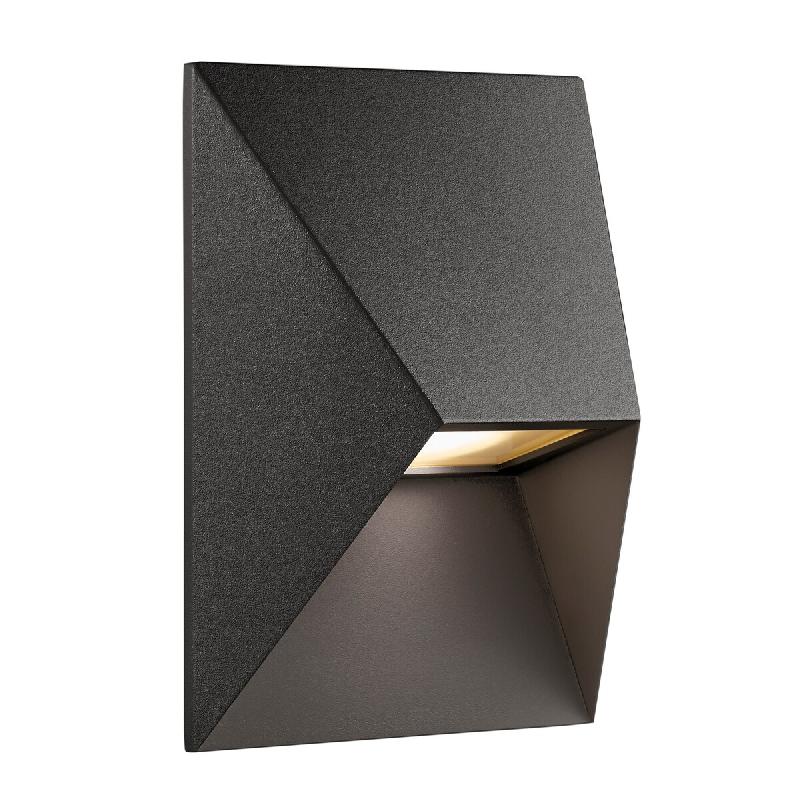 Nordlux Applique murale PONTIO 15 Aluminium Noir, H.19 - IP54 - GU10 / Extérieur - noir 5704924010842_0