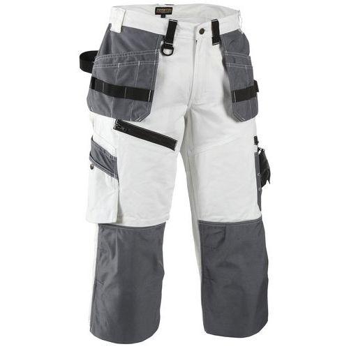 PANTACOURT PEINTRE X1500 BLANC/GRIS TAILLE 50 - BLAKLADER