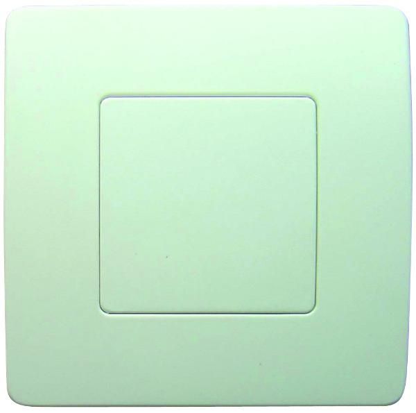 PLAQUE CACHE BOITE 75X75 VENUS BLANC