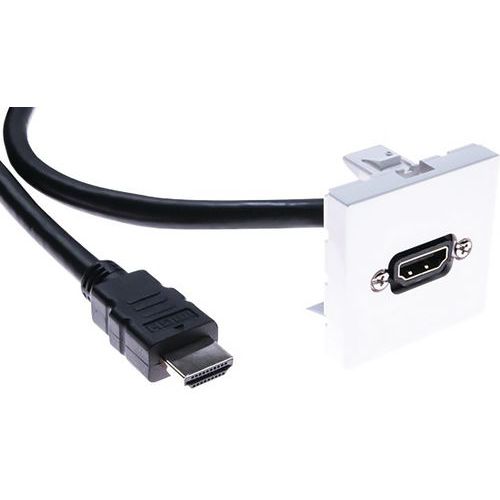 PLASTRON 45 X 45 AVEC CORDON HDMI COUDÉ - 15M