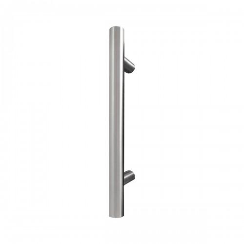 POIGNÉE DE TIRAGE TUBE FORME T ES8 POUR PORTE BATTANTE - INOX SATINÉ - LONGUEUR 600 MM KARCHER DESIGN
