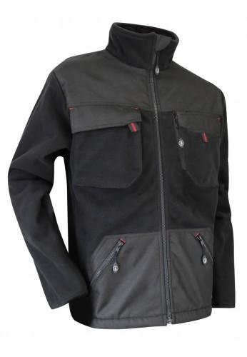 Polaire imperméable BETON - double face, membrane imper-respirante, renforts Oxford 900D_0