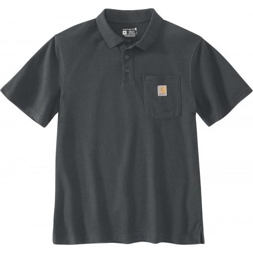 POLO DE TRAVAIL À MANCHES COURTES SLEEVE POCKET - GRIS - XXL CARHARTT