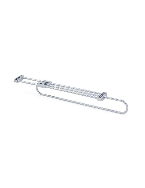 PORTE CINTRE EXTENSIBLE PEINT EN ALUMINIUM CHROMÉ LONGUEUR 450MM - EMUCA - 6210625