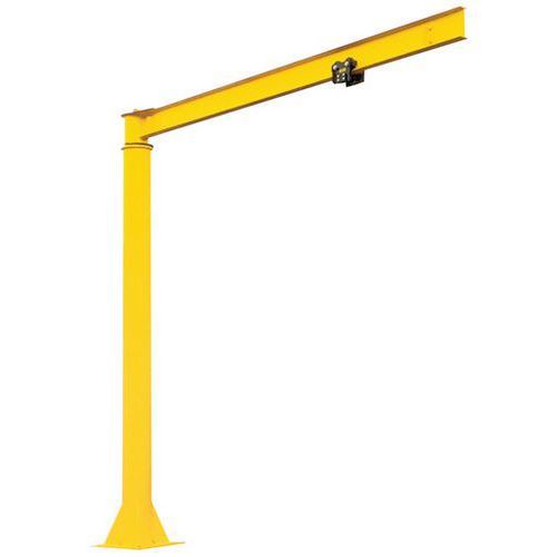 POTENCE COLONNE 250KG ROTATION TOTALE PORTÉE 2M HAUTEUR 4M - HUCHEZ