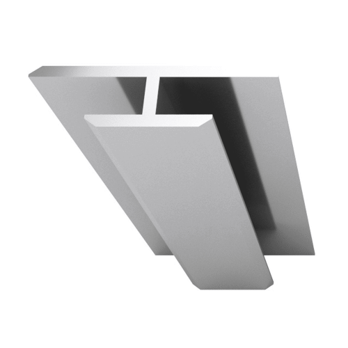 PROFILÉ DE JONCTION - POUR PANNEAUX COLORS OU HOMESTONE - NOIR AURLANE
