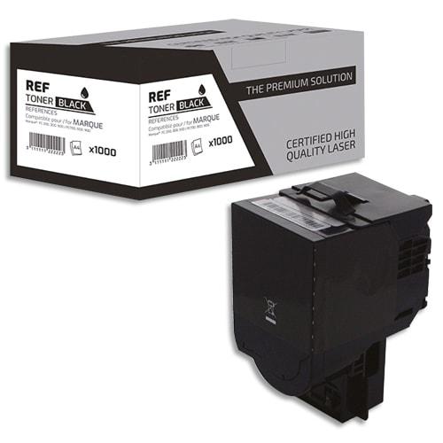 Cartouche compatible laser noir - Lexmark 80C2HK, L1-LT802XB_0