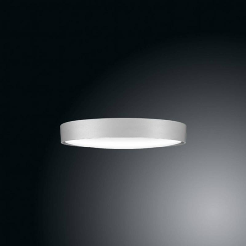 RIBAG ARVA PLAFONNIER LED, GRIS-MÉTALLISÉ, 27 CM
