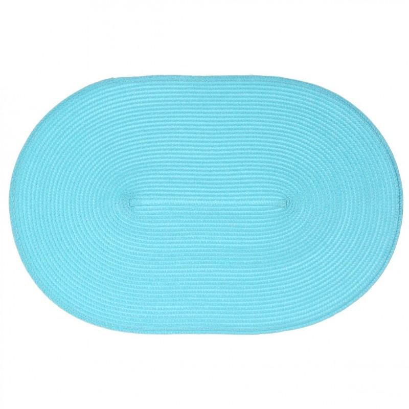 SET DE TABLE OVALE TURQUOISE - PARIS PRIX_0