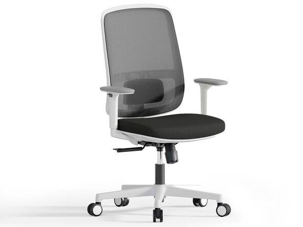 Siège de bureau Totto structure gris clair et mécanisme synchrone_0