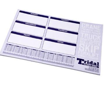 Sous-main Desk-Mate® A3 blanc - Feuilles vierges 80 g/m² - Disponible en 25, 50 ou 100 feuilles_0