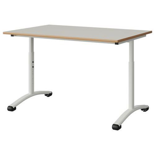 TABLE MALIBU 120X80 T3/T6 DL ST ALAISÉ BLC SE W911/BLC 9016