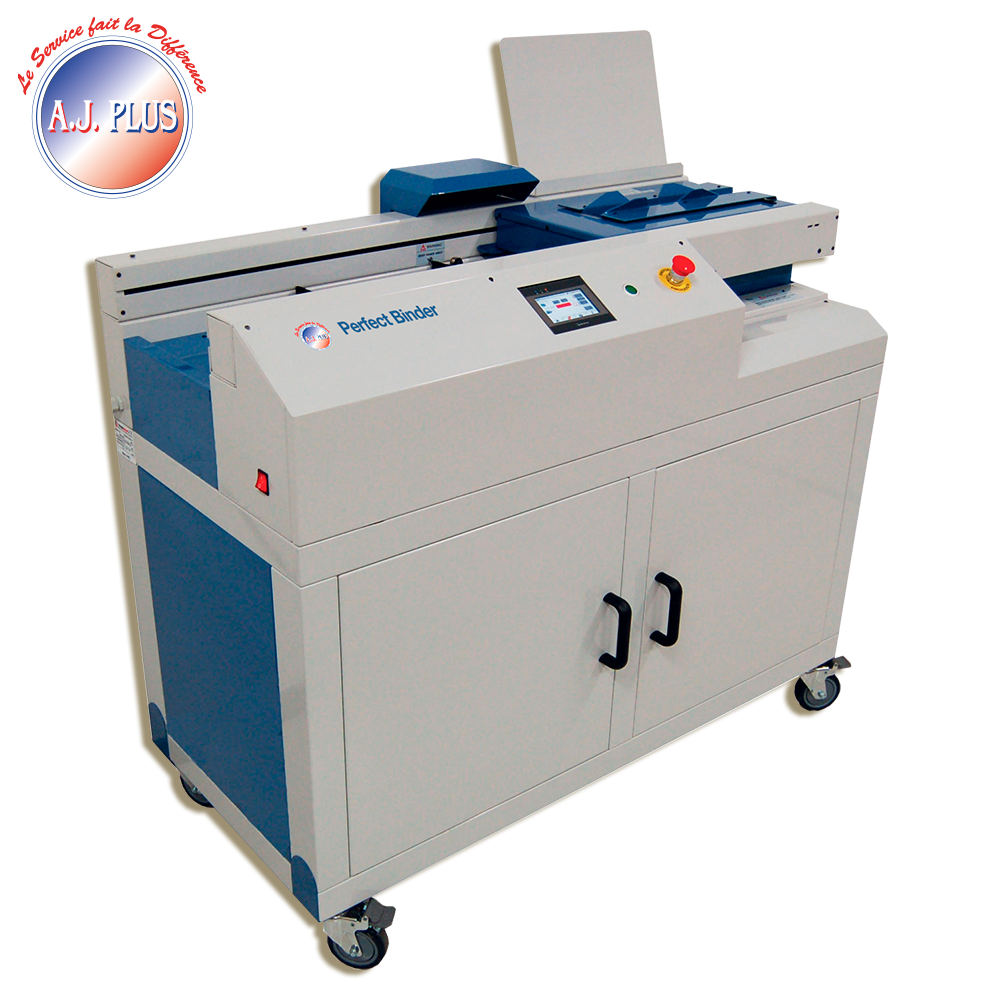 Thermorelieur semi-automatique à colle EVA - Jusqu'à 200 livres par heure - AJ PLUS Perfect Binder_0