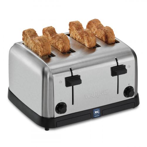 Toaster professionnel 4 fentes pour usage normal avec commandes électronique 225 tranches/h - WCT708E_0