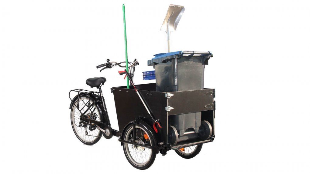 Triporteur pour collecte des déchets - amsterdam air - transporter jusqu'à 100 kg ou 230 litres de déchets souples ou tranchants_0