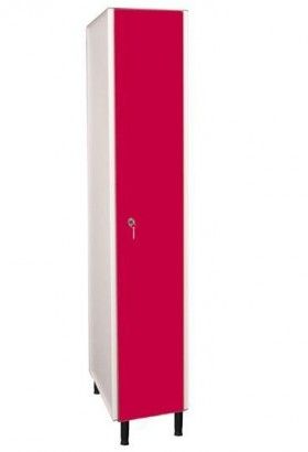 Vestiaire phénolique 1 porte - largeur 400 mm - Merial - réf. FV-40/1C - hydrofuge et antibactérien_0
