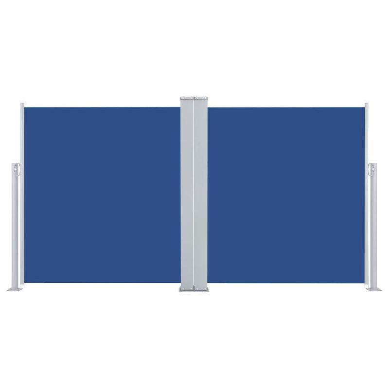 VidaXL Auvent latéral rétractable Bleu 160 x 600 cm Modèle Atlas Nova Plus - bleu 48464_0
