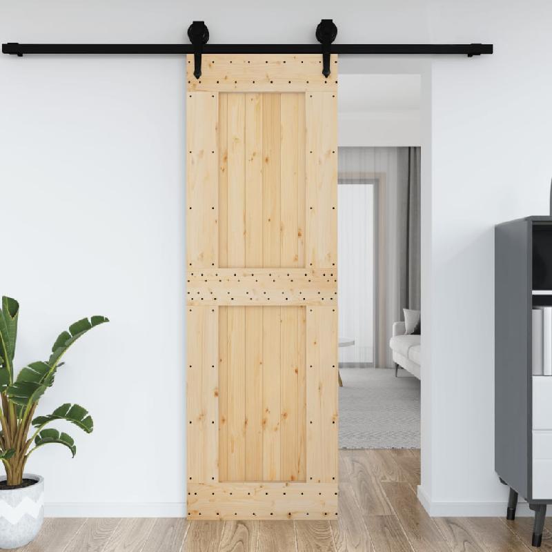 Vidaxl porte narvik 70x210 cm bois massif de pin 154436_0