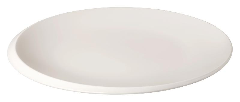 ASSIETTE COUPE PLATE ROND BLANC PORCELAINE Ø 29 CM NEW MOON VILLEROY & BOCH