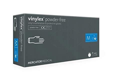 Gants en vinyle jetables - Lot de 100 boîtes (S M L XL - Transparents et sans poudre)_0