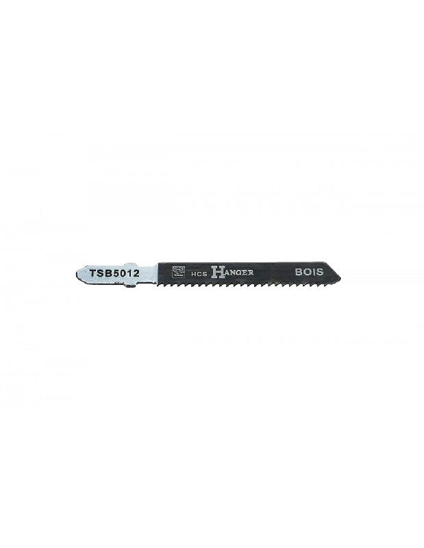 PACK DE 5 LAMES DE SCIE SAUTEUSE TSB5012 POUR LE BOIS 50MM - HANGER - 150219