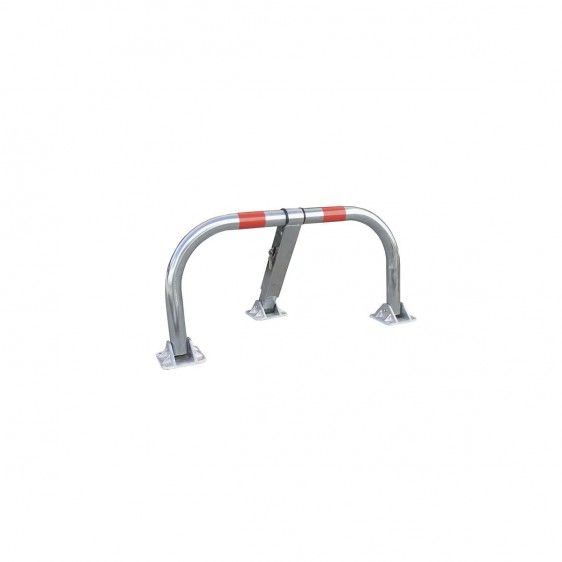 Arceau urbain rabattable - Disset Odiseo - acier galvanisé ø38 à ø55 mm - dimensions 755x370x405 à 960x425x455 mm_0