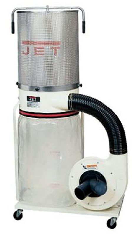 Aspirateur à copeaux bois Vortex 1620m³/h 2,2kW 400V 30µm filtre 2µm Jet DC-1100CK-T_0