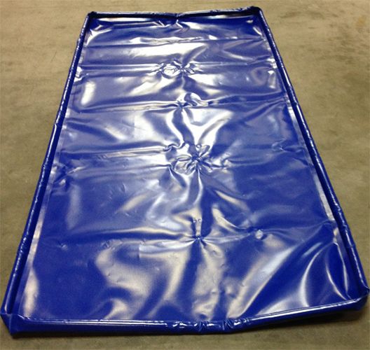 Bac de rétention souple autoportant sans équerre - 120 litres - polyester enduit PVC - fabrication française_0