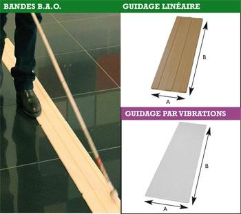 BANDE PODO TACTILE B.A.O GUIDAGE LINEAIRE_0