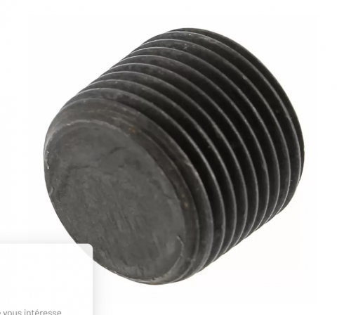 Bouchon ABS fileté mâle gaz conique PN 10 - Référence 0701155101 - Taille G 3/8