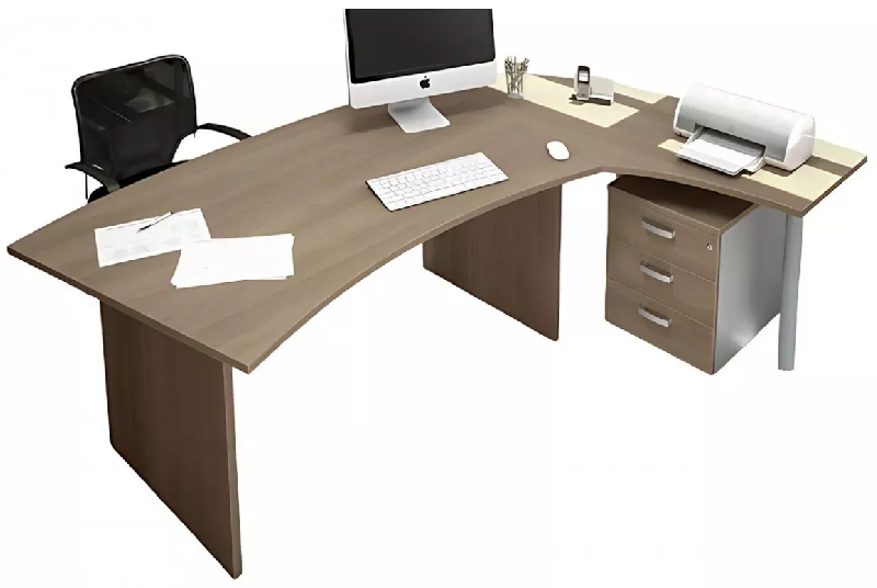 Bureau d'angle en chêne