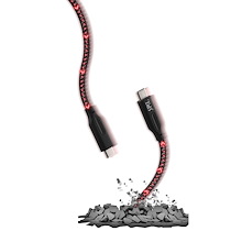 CÂBLE TRESSÉ USB-C/USB-C DROIT 1 M